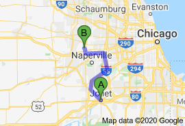 From: Joliet, IL To: Batavia Rd, Warrenville, IL 60555 From: Joliet, IL To: Batavia Rd, Warrenville, IL 60555