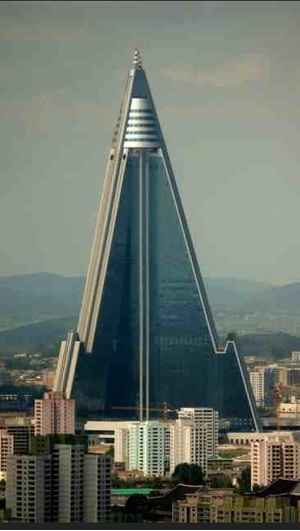 poy vector in North Korea capital