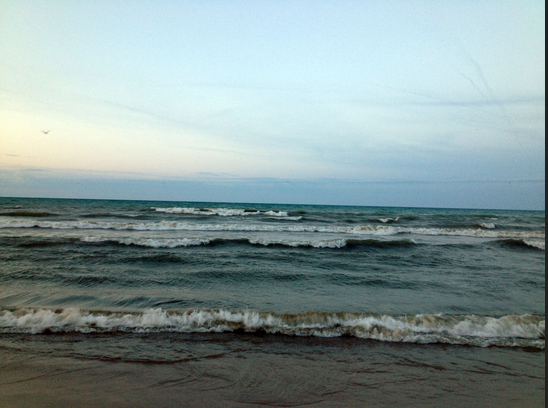 lake michigan milwuake waves