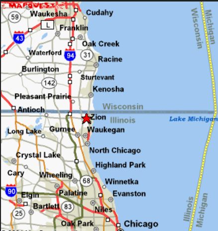 zion evanston illinois lake sin wave oscillations