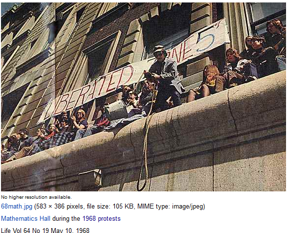 math building columbia 1968 student radicals