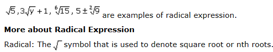 algebra radical 8