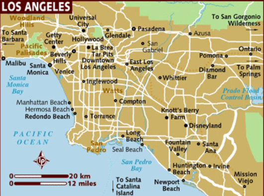 watts map los angeles