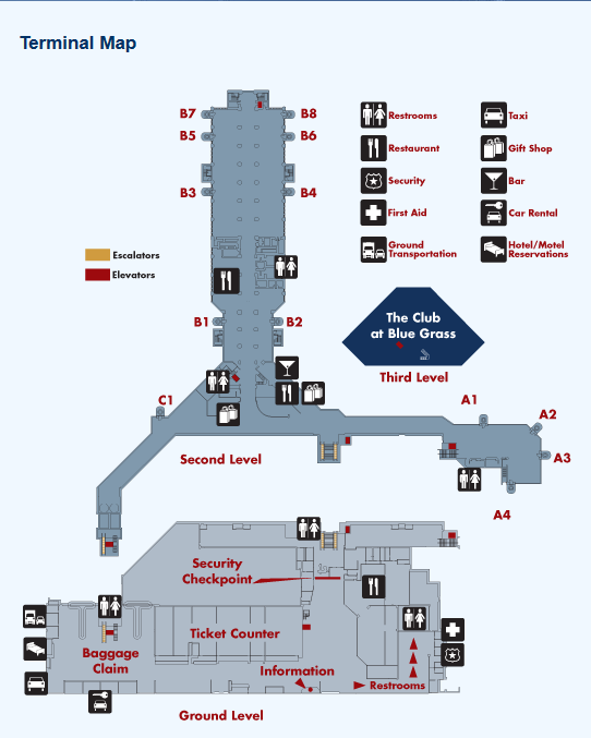 lexington airport terminal computer